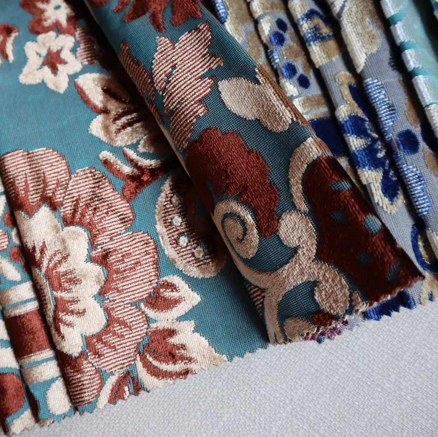 Jacquard tkanine za sofe s cvjetnim motivima